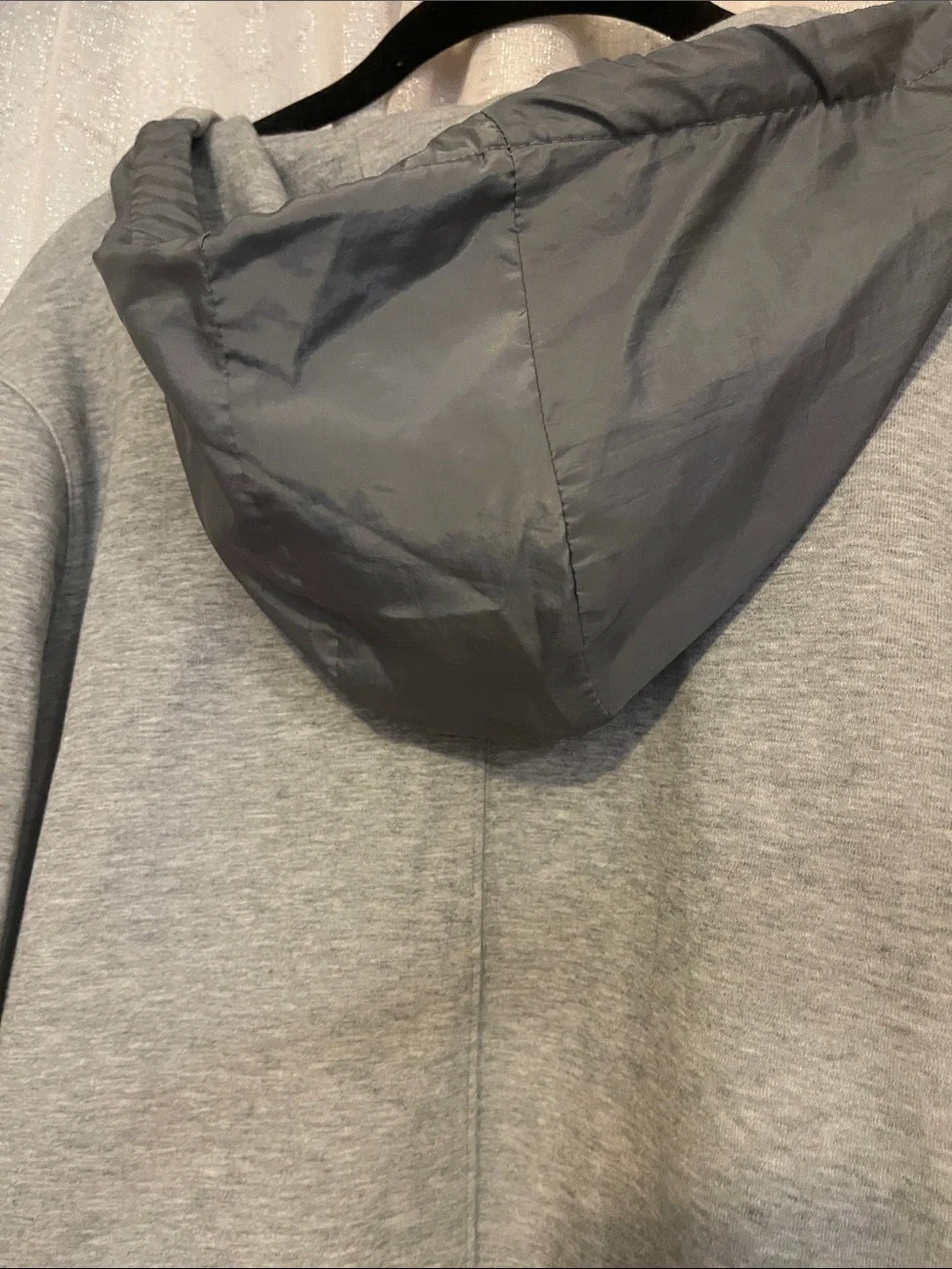 Women’s Nike Tech Fleece Light Gray Zip-Up Hooded Jacket